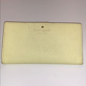 Kate Space Yellow Spencer Wallet